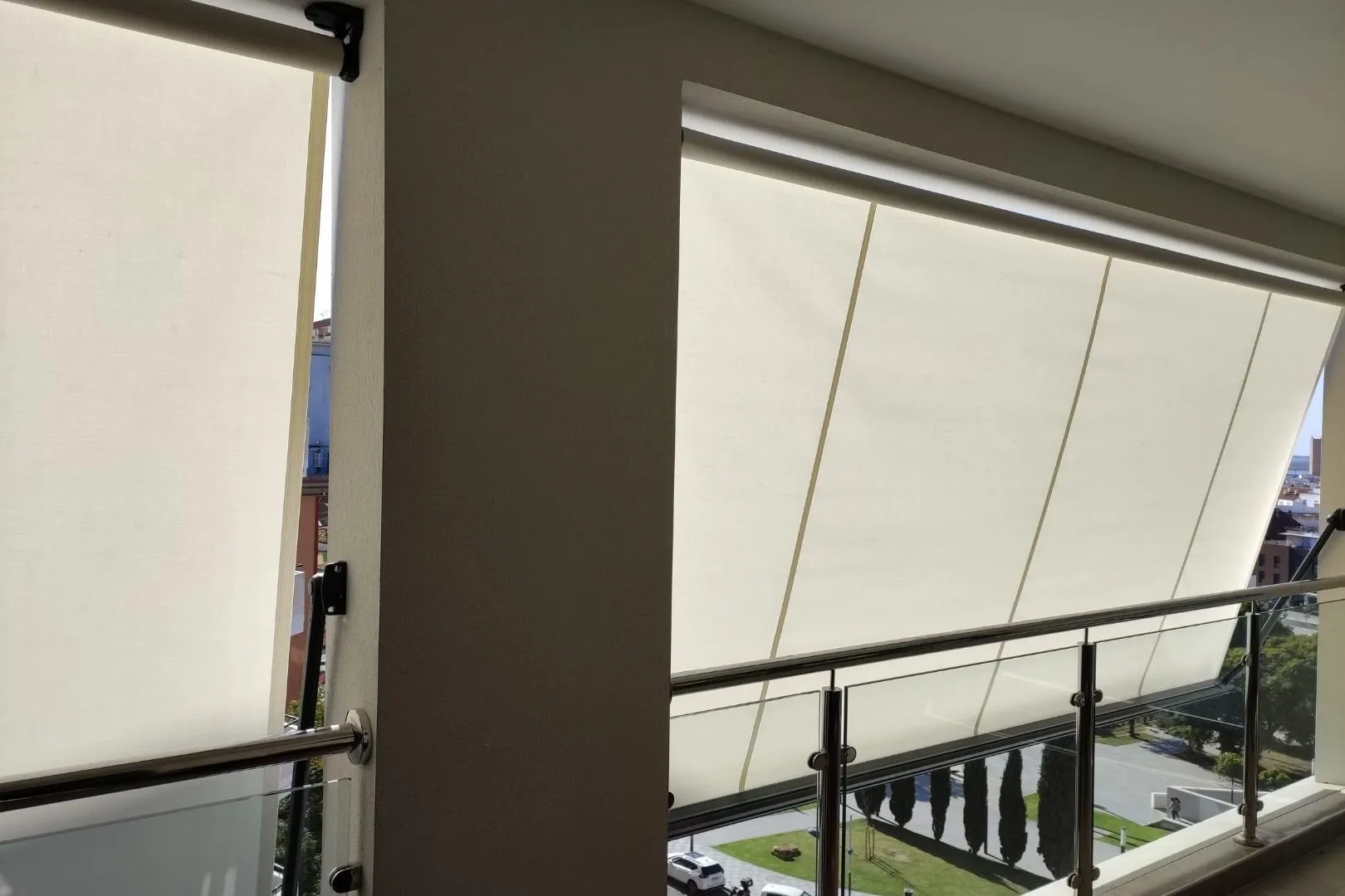 Toldo Punto Recto en Huelva — Toldos Navarro